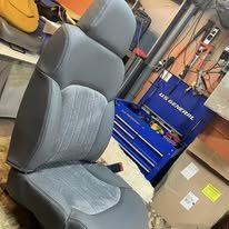 Completed upholstery project