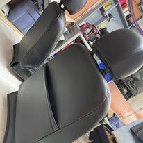 Completed upholstery project