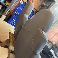 Completed upholstery project