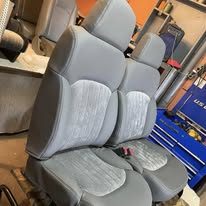 Completed upholstery project