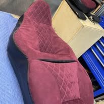 Completed upholstery project
