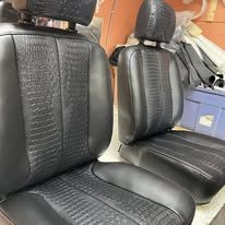 Completed upholstery project