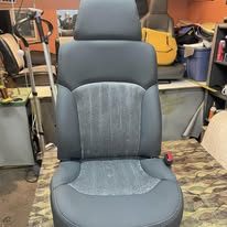 Completed upholstery project