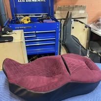 Completed upholstery project