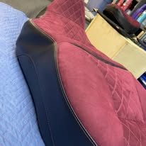 Completed upholstery project