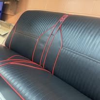 Completed upholstery project