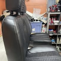 Completed upholstery project