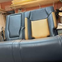 Completed upholstery project
