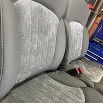 Completed upholstery project
