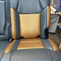 Completed upholstery project