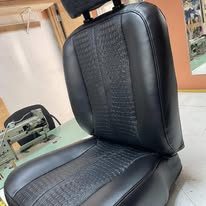 Completed upholstery project