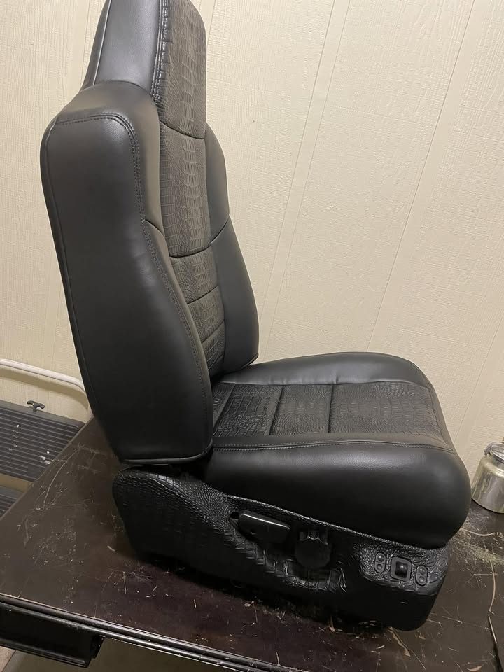 Completed upholstery project