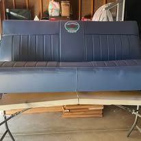 Completed upholstery project