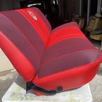 Completed upholstery project