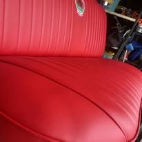 Completed upholstery project