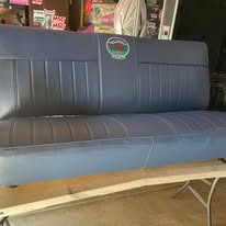 Completed upholstery project