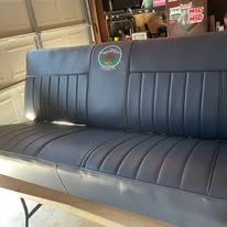 Completed upholstery project