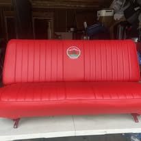 Completed upholstery project