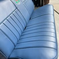 Completed upholstery project