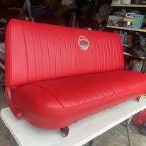 Completed upholstery project