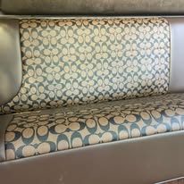 Completed upholstery project