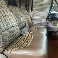 Completed upholstery project