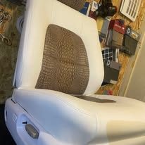 Completed upholstery project