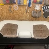 Completed upholstery project