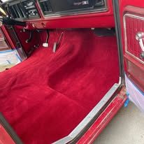 Completed upholstery project