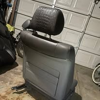 Completed upholstery project