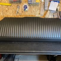 Completed upholstery project