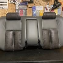 Completed upholstery project