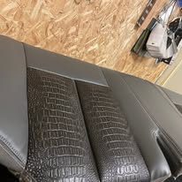 Completed upholstery project