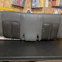 Completed upholstery project