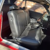Completed upholstery project