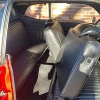 Completed upholstery project