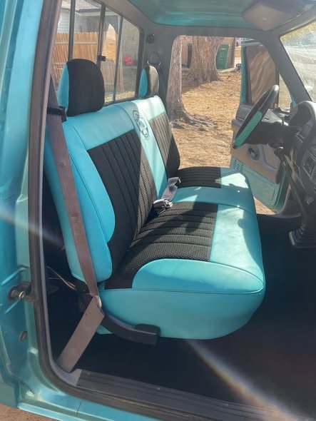 Completed upholstery project