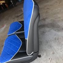 Completed upholstery project