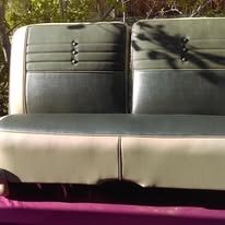 Completed upholstery project