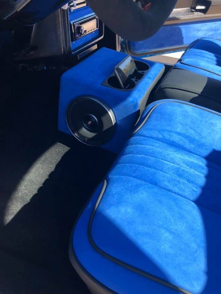 Completed upholstery project