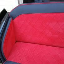 Completed upholstery project