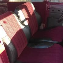 Completed upholstery project