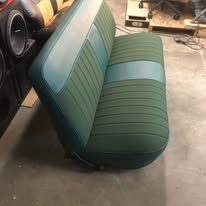 Completed upholstery project