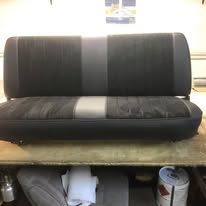 Completed upholstery project