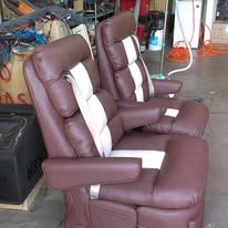 Completed upholstery project