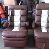 Completed upholstery project