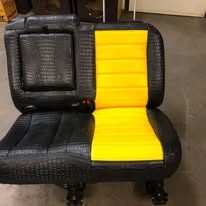 Completed upholstery project