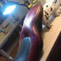 Completed upholstery project