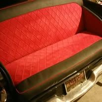 Completed upholstery project