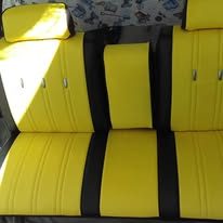 Completed upholstery project